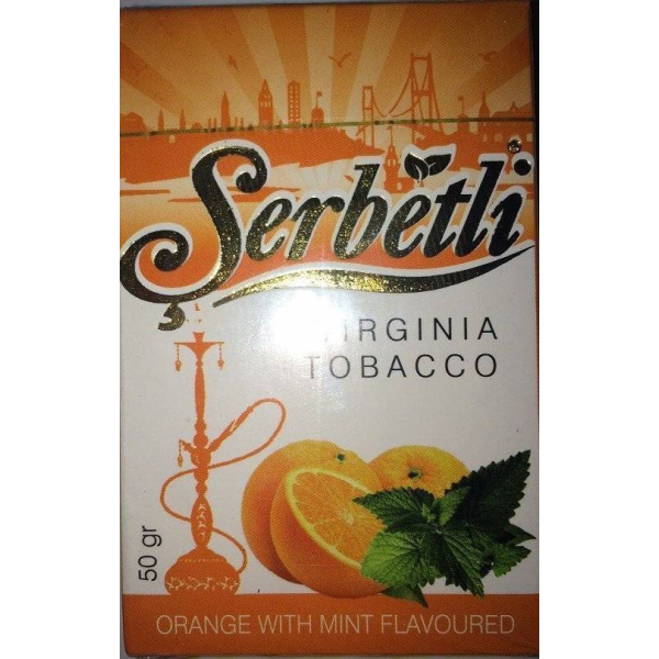 Табак Serbetli Апельсин с мятой 50 гр в Новом Уренгое