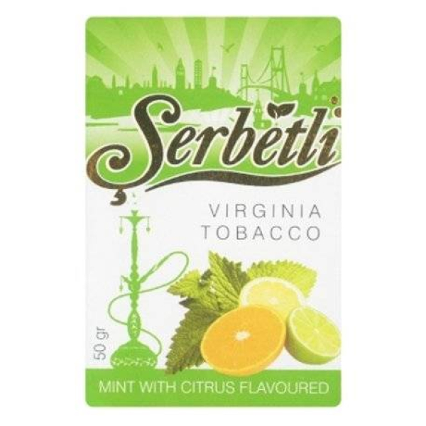Табак Serbetli Цитрусы с мятой 50 гр в Новом Уренгое
