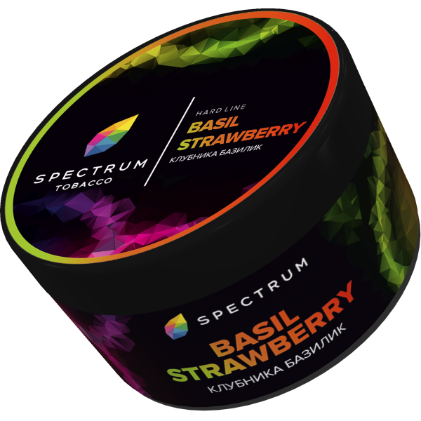 Табак Spectrum Hard BasilStrawberry 200 грамм в Новом Уренгое