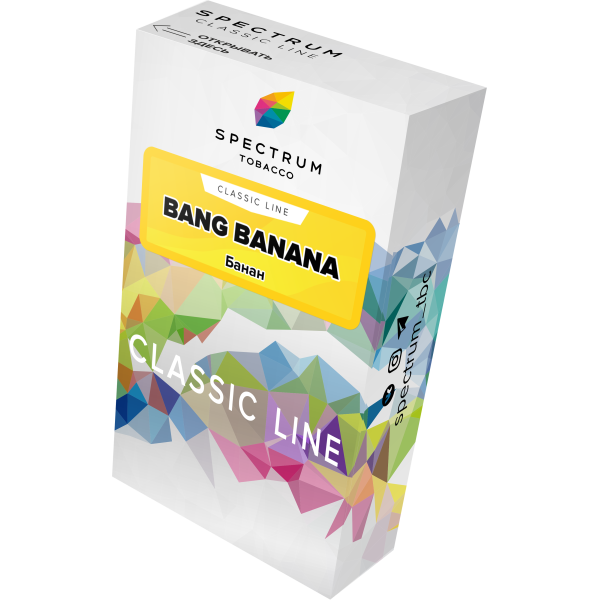 Табак Spectrum Classic bang banana 40 грамм в Новом Уренгое