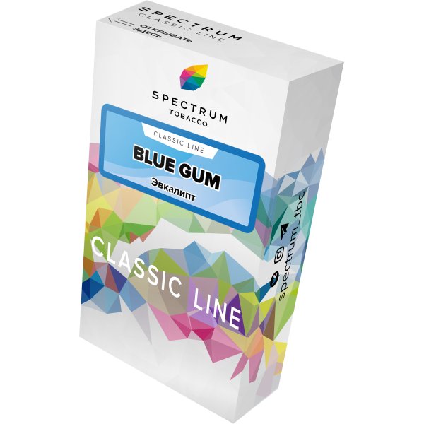 Табак Spectrum Classic blue gum 40 грамм в Новом Уренгое