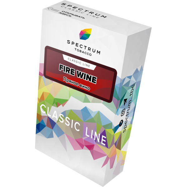 Табак Spectrum Classic fire wine 40 грамм в Новом Уренгое