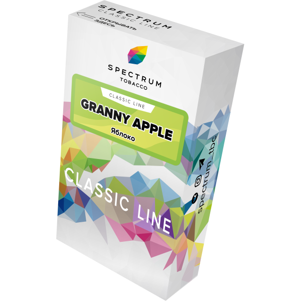 Табак Spectrum Classic granny apple 40 грамм в Новом Уренгое