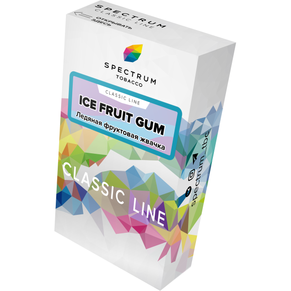 Табак Spectrum Classic ice fruit gum 40 грамм в Новом Уренгое
