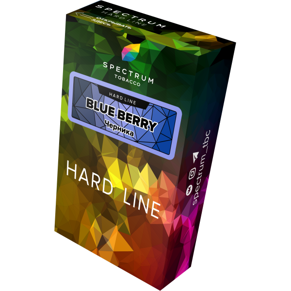 Табак Spectrum Hard blue berry 40 грамм в Новом Уренгое