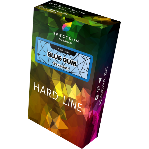 Табак Spectrum Hard blue gum 40 грамм в Новом Уренгое