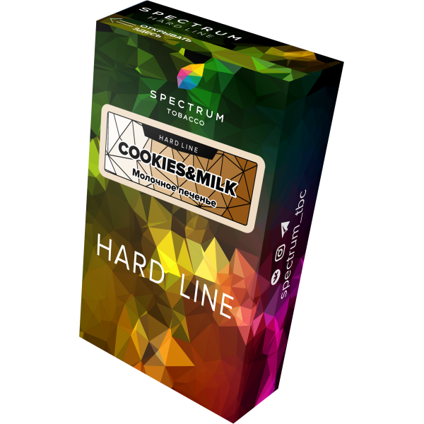 Табак Spectrum Hard cookies milk 40 грамм в Новом Уренгое