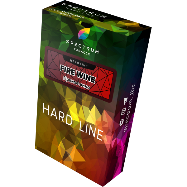 Табак Spectrum Hard fire wine 40 грамм в Новом Уренгое
