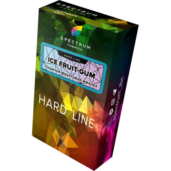 Табак Spectrum Hard ice fruit gum 40 грамм в Новом Уренгое