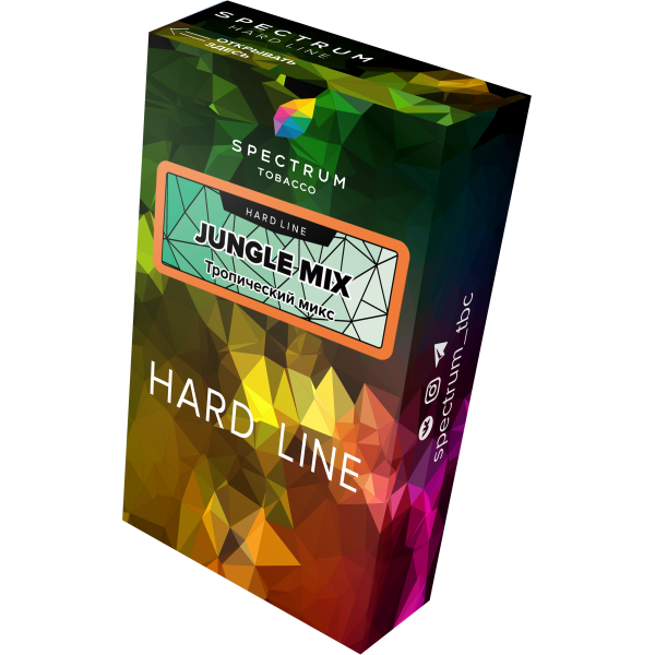 Табак Spectrum Hard jungle mix 40 грамм в Новом Уренгое