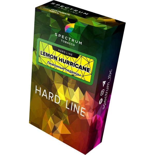 Табак Spectrum Hard lemon hurricane 40 грамм в Новом Уренгое