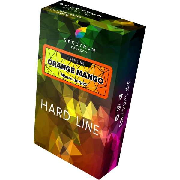 Табак Spectrum Hard orange mango 40 грамм в Новом Уренгое
