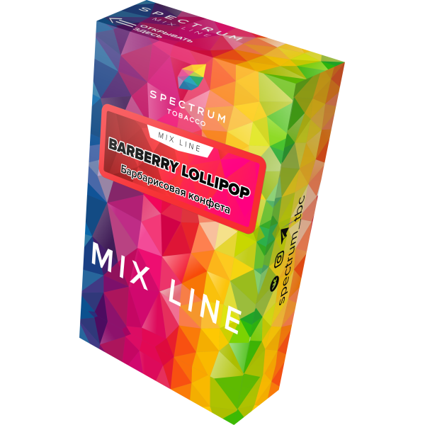 Табак Spectrum Mix Line Barberry Lollipop 40 грамм в Новом Уренгое