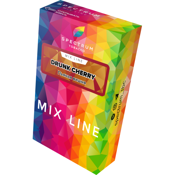 Табак Spectrum Mix Line Drunk Cherry 40 грамм в Новом Уренгое