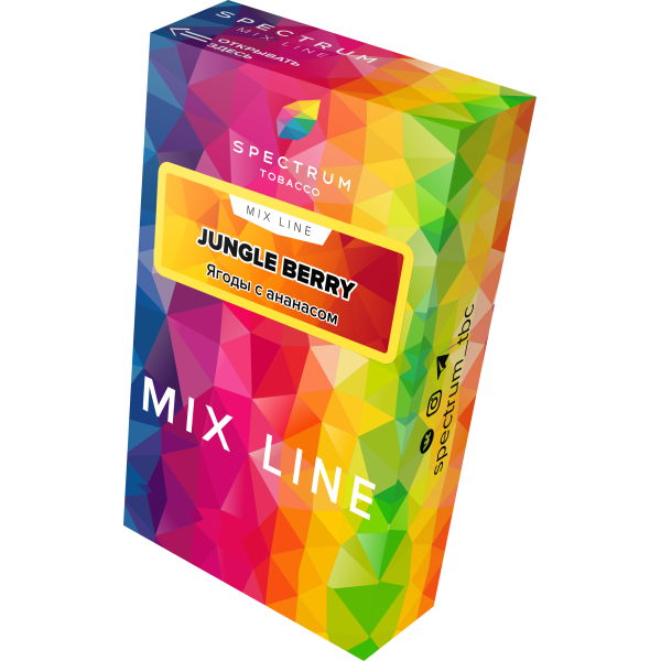Табак Spectrum Mix Line Jungle Berry 40 грамм в Новом Уренгое