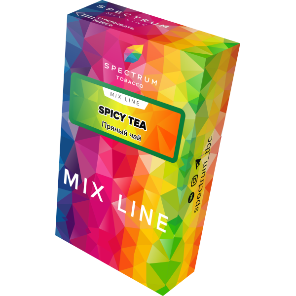 Табак Spectrum Mix Line Spicy Tea 40 грамм в Новом Уренгое