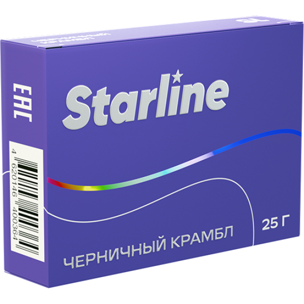 Табак Starline Черничный крамбл 25 гр в Новом Уренгое