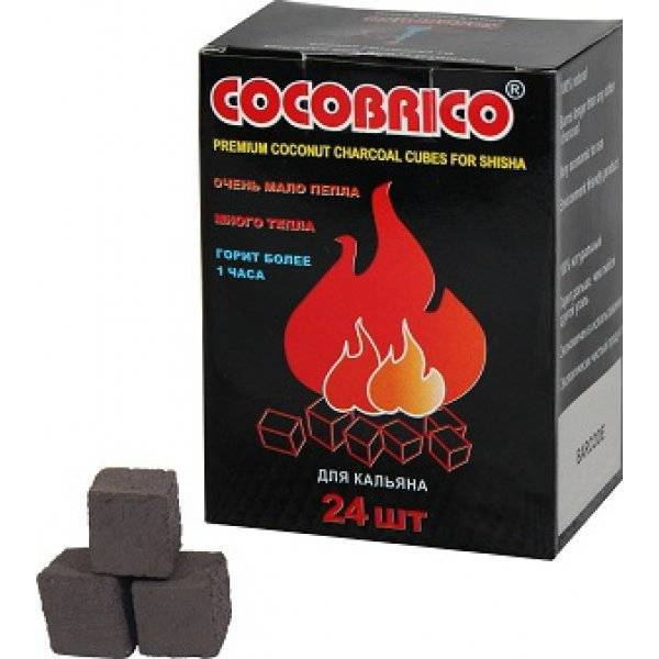 Уголь для кальяна CocoBrico 24 кубика в Новом Уренгое