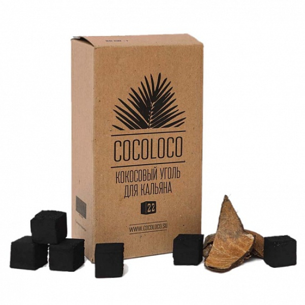 Кокосовый уголь Cocoloco 22мм в Новом Уренгое