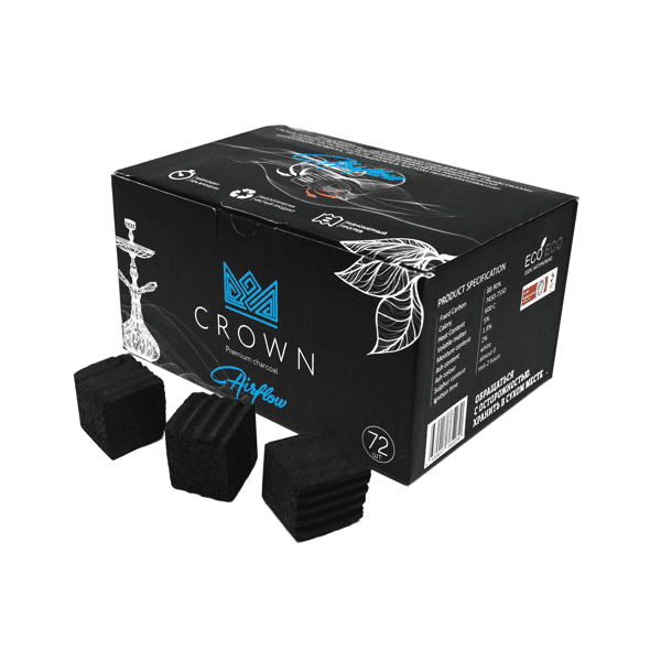Уголь Crown Airflow Кокосовый 72 Шт (25 Мм) в Новом Уренгое