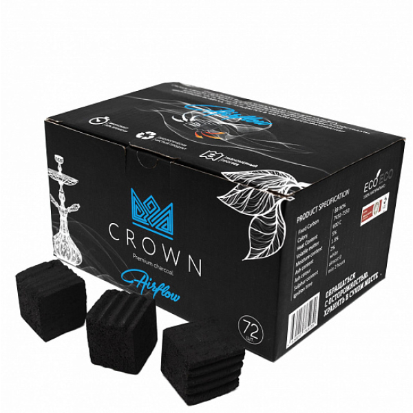 Кокосовый уголь Crown Air-Flow 25 мм в Новом Уренгое