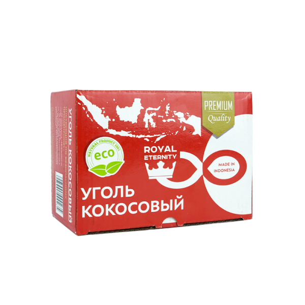 Кокосовый уголь Royal Eternity для кальяна (25 мм, 72 шт) в Новом Уренгое