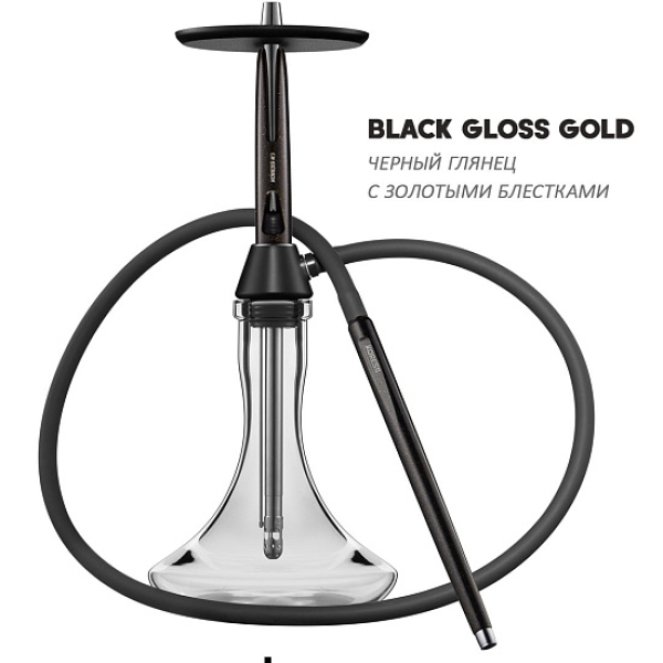 Кальян Koress K3 Black Gloss (Черный,Золотой, 48 см) в Новом Уренгое