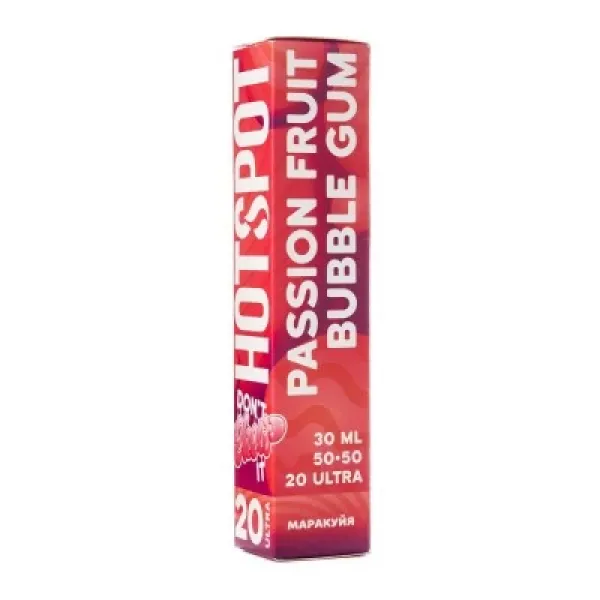 Жидкость HOTSPOT Chow Ultra Passion Fruit Bubble Gum 30 мл в Новом Уренгое