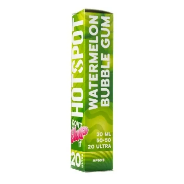 Жидкость HOTSPOT Chow Ultra Watermelon Bubble Gum 30 мл в Новом Уренгое