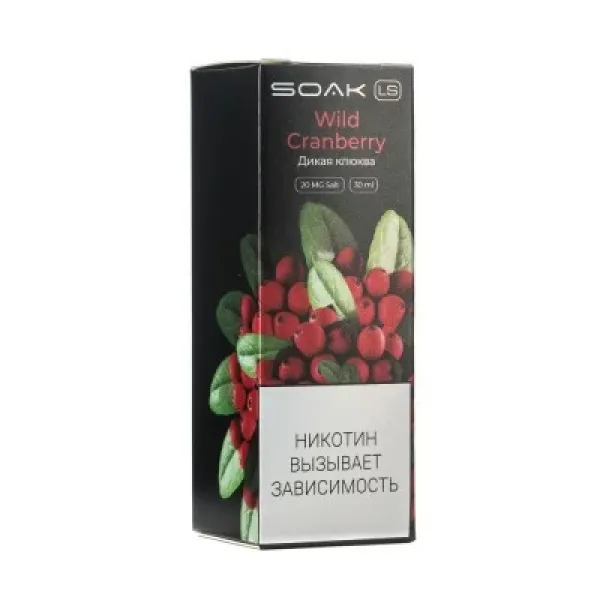 Жидкость SOAK LS Wild Cranberry 30 мл в Новом Уренгое