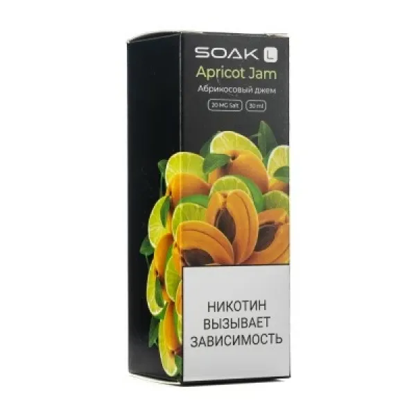 Жидкость SOAK L Apricot Jam 30 мл в Новом Уренгое