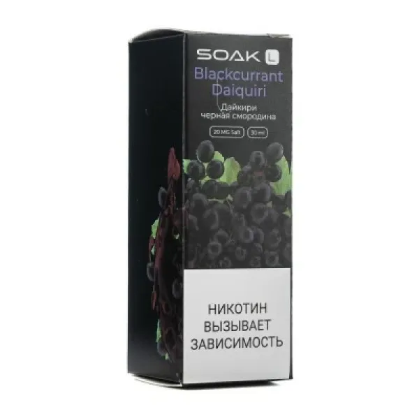 Жидкость SOAK L Blackcurrant Daiquiri 30 мл в Новом Уренгое