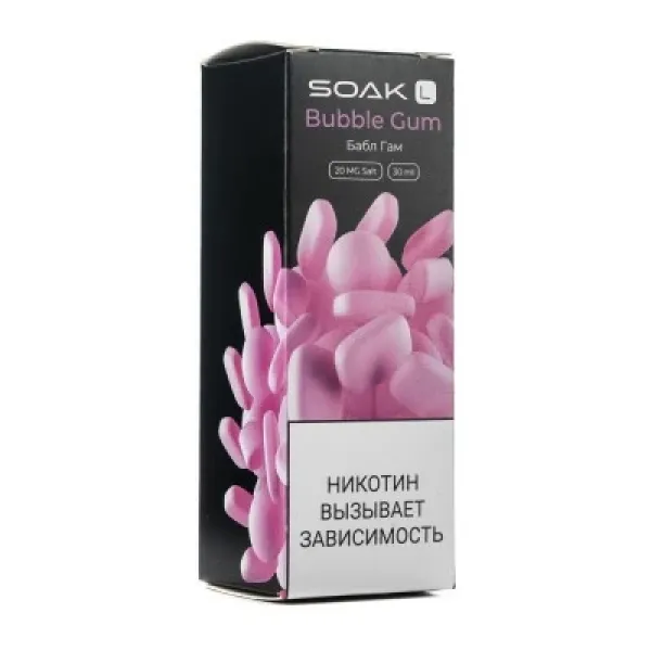 Жидкость SOAK L Bubble Gum 30 мл в Новом Уренгое