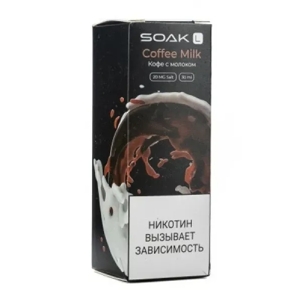 Жидкость SOAK L Coffe Milk 30 мл в Новом Уренгое