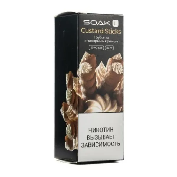 Жидкость SOAK L Custard Sticks 30 мл в Новом Уренгое