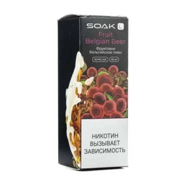 Жидкость SOAK L Fruit Belgian Beer 30 мл в Новом Уренгое