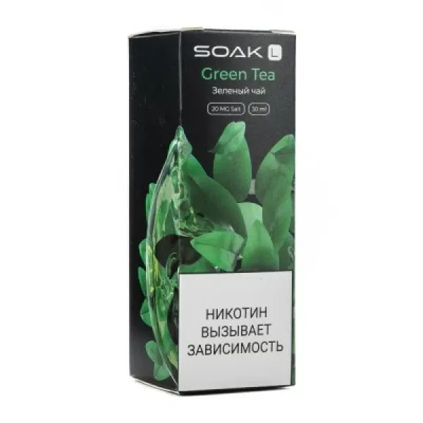 Жидкость SOAK L Green Tea 30 мл в Новом Уренгое