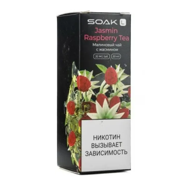 Жидкость SOAK L Jasmin Raspberry Tea 30 мл в Новом Уренгое