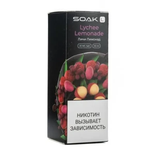 Жидкость SOAK L Lychee Lemonade 30 мл в Новом Уренгое