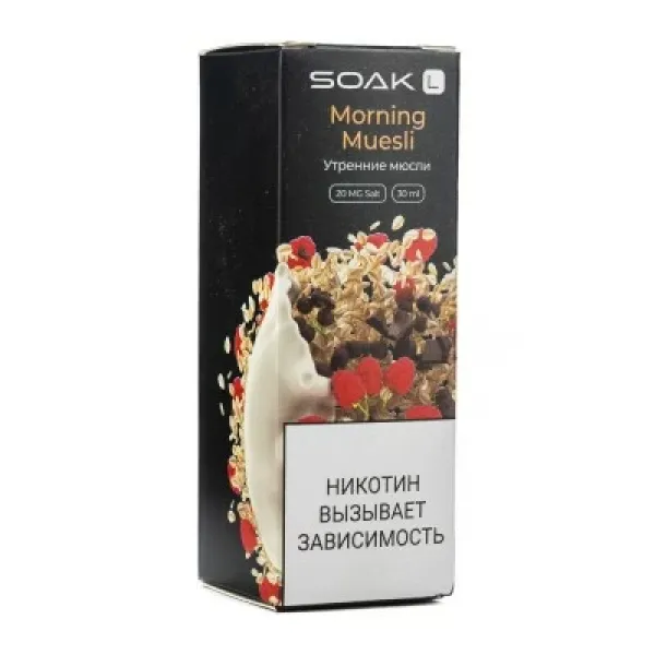 Жидкость SOAK L Morning Muesli 30 мл в Новом Уренгое
