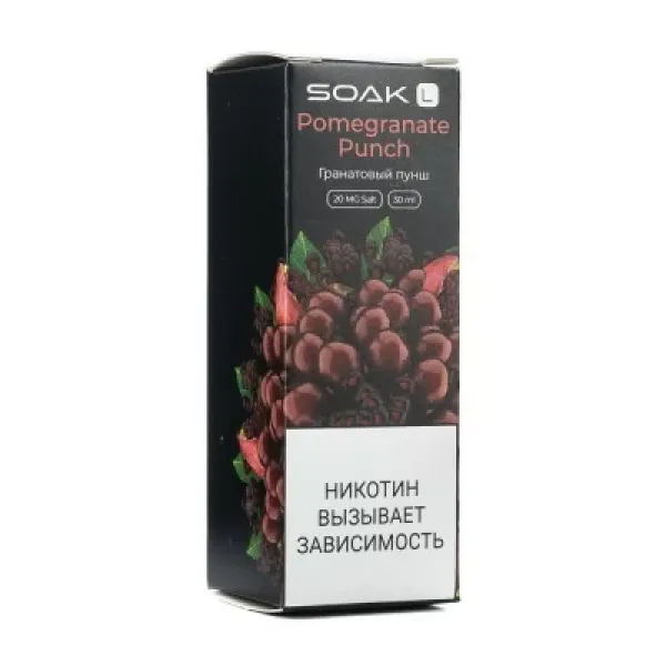 Жидкость SOAK L Pomegranate Punch 30 мл в Новом Уренгое