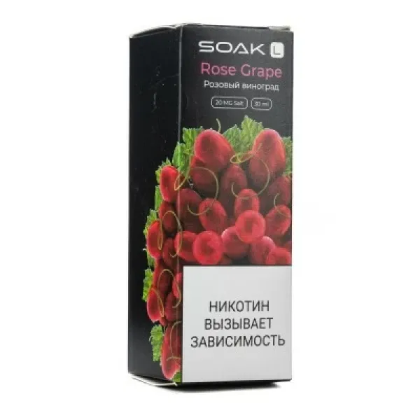 Жидкость SOAK L Rose Grape 30 мл в Новом Уренгое