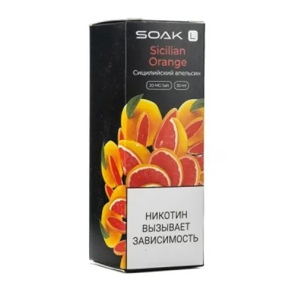 Жидкость SOAK L Sicilian Orange 30 мл в Новом Уренгое