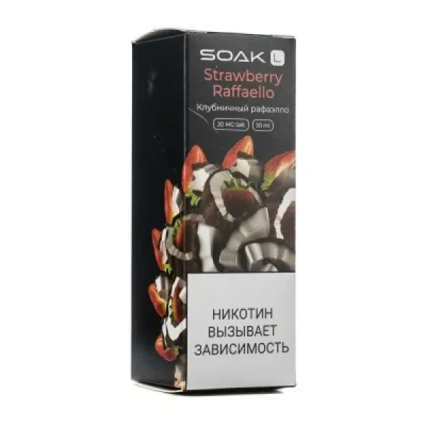 Жидкость SOAK L Strawberry Raffaello 30 мл в Новом Уренгое