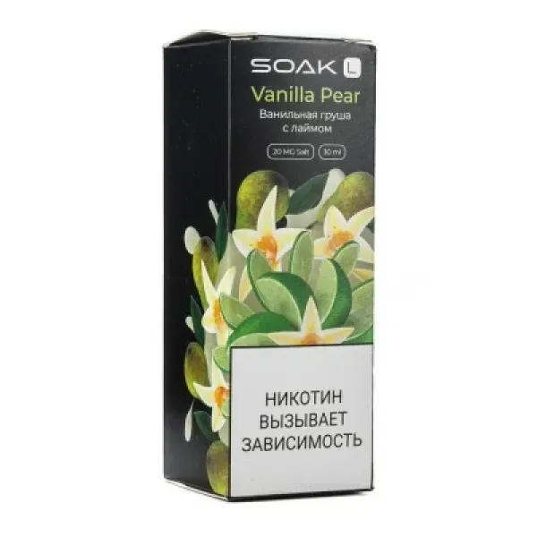 Жидкость SOAK L Vanilla Pear 30 мл в Новом Уренгое