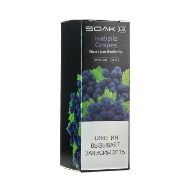 Жидкость SOAK LS Isabella Grapes 30 мл в Новом Уренгое