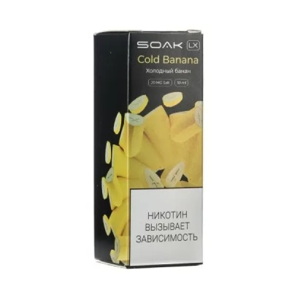 Жидкость SOAK LX Cold Banana 30 мл в Новом Уренгое