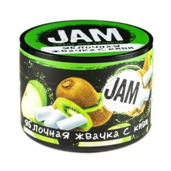 Смесь JAM Яблочная Жвачка с Киви 50 гр в Новом Уренгое