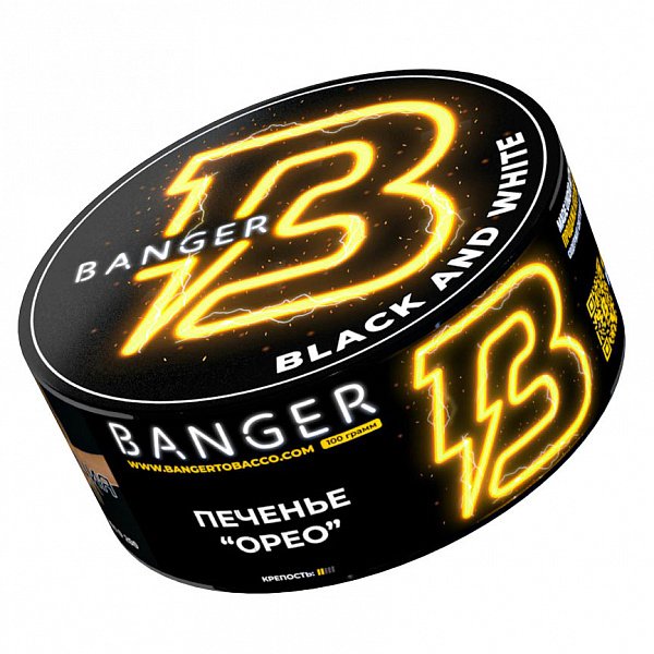 Табак Banger Black and white (Печенье орео) 100 гр в Новом Уренгое