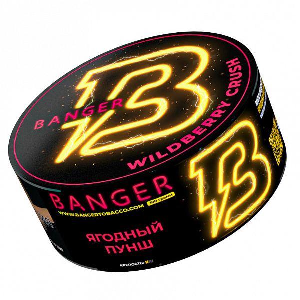 Табак Banger Wilberry crush (Ягодный пунш) 100 гр в Новом Уренгое
